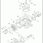 FLHTCSE2 1PKE CVO ELECTRA GLIDE (2005) TRANSMISSION BEARINGS & COVERS