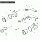 FLHTPI 1FMW ELECTRA GLIDE STANDARD POLICE (2005) INSTRUMENTS - FLHTPI
