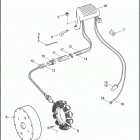 FLHTCSE2 1PKE CVO ELECTRA GLIDE (2005) ALTERNATOR & REGULATOR