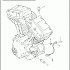 FLHTCSE2 1PKE CVO ELECTRA GLIDE (2005) ENGINE SENSORS & SWITCHES