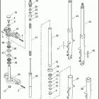 FXDXI 1GRW DYNA SUPER GLIDE SPORT (2005) FRONT FORK - FXDX / I