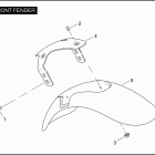 VRSCSE 1PMG CVO V-ROD (2005) Переднее крыло