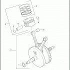 FLHTCUI 1FCW ULTRA CLASSIC (2005) PISTONS & FLYWHEEL ASSEMBLY - TWIN CAM 88 ™