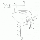 FLHTCSE2 1PKE CVO ELECTRA GLIDE (2005) Топливный бак