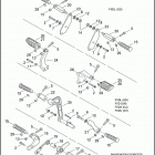 FXDC 1GTV DYNA SUPER GLIDE CUSTOM (2005) Подножки
