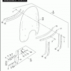 FLSTCI 1BWB HERITAGE SOFTAIL CLASSIC (2005) WINDSHIELD - FLSTC / I