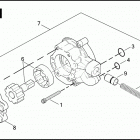 VRSCB 1HBZ VRSCB V-ROD (2005) Масляный насос