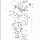 VRSCB 1HBZ VRSCB V-ROD (2005) Корпус Дросселя