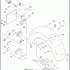 FLHTCUI 1FCW ULTRA CLASSIC (2005) Задний бампер