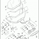 FLTRI 1FSW ROAD GLIDE (2005) WINDSHIELD, FAIRING & HEADLAMPS - FLTRI