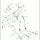 FXSTI 1BVB SOFTAIL STANDARD (2005) OIL TANK AND LINES