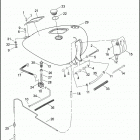 FLSTSC 1BRY SPRINGER CLASSIC (2005) FUEL TANK - CARBURETOR
