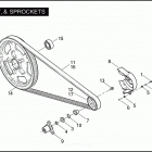VRSCB 1HBZ VRSCB V-ROD (2005) BELT & SPROCKETS