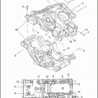 VRSCSE 1PMG CVO V-ROD (2005) CRANKCASE - UPPER & LOWER