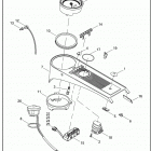 FLHRI 1FBW ROAD KING (2005) FUEL TANK INSTRUMENTS - FLHR, FLHRI, FLHRCI MODELS