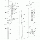FLHTPI 1FMW ELECTRA GLIDE STANDARD POLICE (2005) FRONT FORK - RIGHT