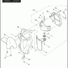 FLHTCSE2 1PKE CVO ELECTRA GLIDE (2005) FAIRING LOWERS