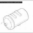 FLSTFSE 1PLF CVO FAT BOY (2005) EVAPORATIVE EMISSIONS COMPONENTS