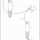 FLHTCUI 1FCW ULTRA CLASSIC (2005) REAR SHOCK ABSORBERS & AIR SUSPENSION SYSTEM