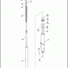 FLHTCUI 1FCW ULTRA CLASSIC (2005) FRONT FORK - LEFT (FAIRING MODELS)