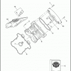 VRSCB 1HBZ VRSCB V-ROD (2005) CAM COVERS - FRONT SHOWN