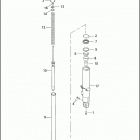 FLHTPI 1FMW ELECTRA GLIDE STANDARD POLICE (2005) FRONT FORK - LEFT (FAIRING MODEL)