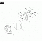FLHTCSE2 1PKE CVO ELECTRA GLIDE (2005) Клаксон