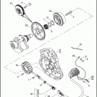 VRSCB 1HBZ VRSCB V-ROD (2005) ALTERNATOR & REGULATOR