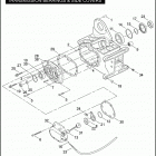 FXDC 1GTV DYNA SUPER GLIDE CUSTOM (2005) TRANSMISSION BEARINGS & SIDE COVERS