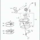 FXDC 1GTV DYNA SUPER GLIDE CUSTOM (2005) SENDING UNIT, TOP PLATE & FUEL GAUGE - CARBURETED ...