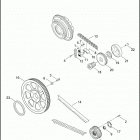 FXSTI 1BVB SOFTAIL STANDARD (2005) BELTS, CHAINS AND SPROCKETS