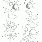FXSTI 1BVB SOFTAIL STANDARD (2005) SEATS