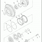 FXDC 1GTV DYNA SUPER GLIDE CUSTOM (2005) Сцепление