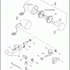 FXSTI 1BVB SOFTAIL STANDARD (2005) FRONT TURN SIGNALS