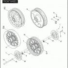 FLHTCUI 1FCW ULTRA CLASSIC (2005) Переднее колесо