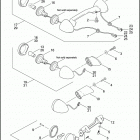 FXSTI 1BVB SOFTAIL STANDARD (2005) REAR TURN SIGNALS