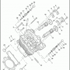 VRSCB 1HBZ VRSCB V-ROD (2005) CYLINDER HEAD, CAMSHAFTS, & VALVES