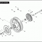FLHTCSE2 1PKE CVO ELECTRA GLIDE (2005) Заднее колесо