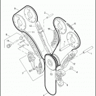 VRSCB 1HBZ VRSCB V-ROD (2005) CAM DRIVE SYSTEM