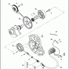 VRSCSE 1PMG CVO V-ROD (2005) ALTERNATOR & REGULATOR