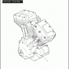 FLHTCUI 1FCW ULTRA CLASSIC (2005) ENGINE ASSEMBLY - TWIN CAM 88 ™