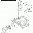 VRSCB 1HBZ VRSCB V-ROD (2005) WATER PUMP & THERMOSTAT