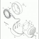 FXSTI 1BVB SOFTAIL STANDARD (2005) ALTERNATOR & REGULATOR