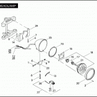 FXSTDSE2 1PHD CVO SOFTAIL DEUCE (2004) Фара