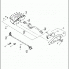 FXSTS 1BLY SPRINGER SOFTAIL (2004) Задний фонарь