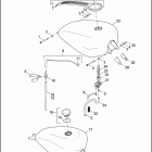 XL883 4CAM SPORTSTER 883 (2004) Топливный бак