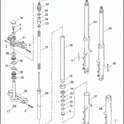 FXDX 1GJV DYNA SUPER GLIDE SPORT (2004) FRONT FORK - FXDX / I