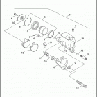 FXSTS 1BLY SPRINGER SOFTAIL (2004) FRONT BRAKE CALIPER - SPRINGER MODELS