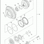 FLHTPI 1FMW ELECTRA GLIDE STANDARD POLICE (2004) Сцепление