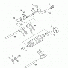 XL883 4CAM SPORTSTER 883 (2004) Переключение скоростей